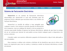 Tablet Screenshot of antaresfact.com